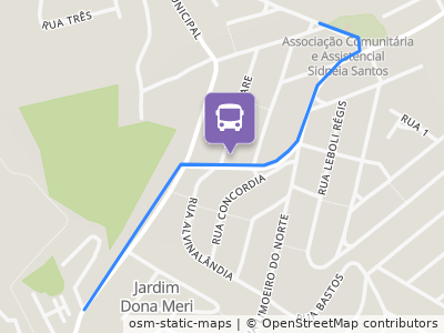 Mapa da parada