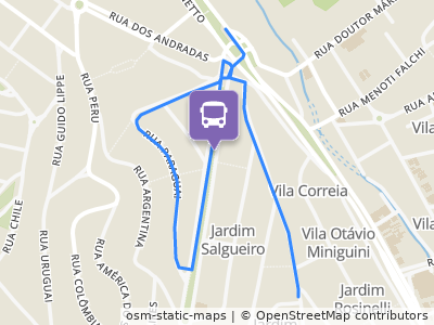 Mapa da parada
