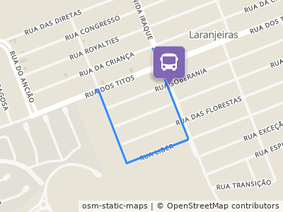 Mapa da parada