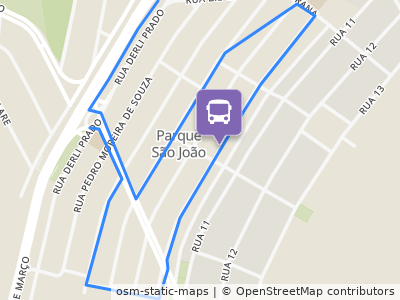 Mapa da parada
