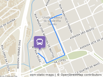 Mapa da parada