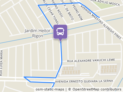 Mapa da parada