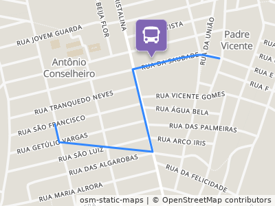Mapa da parada