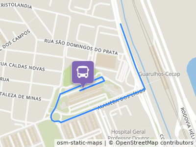 Mapa da parada
