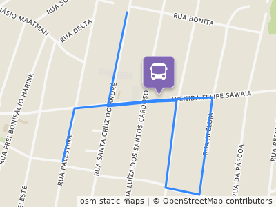 Mapa da parada