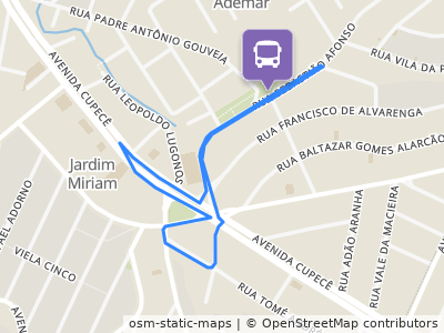Mapa da parada