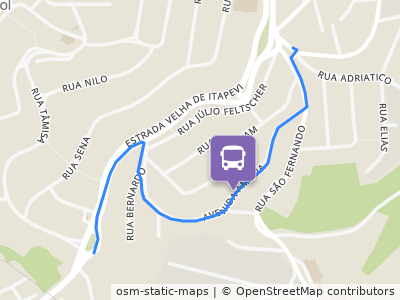 Mapa da parada