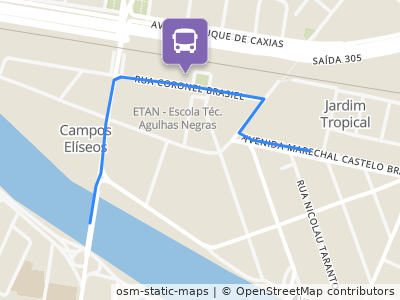 Mapa da parada