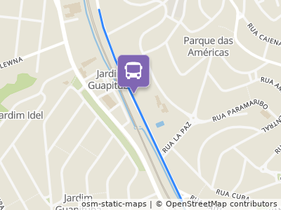 Mapa da parada