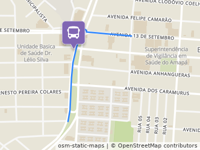 Mapa da parada