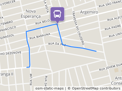 Mapa da parada