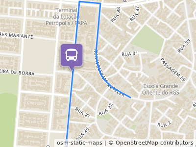 Mapa da parada