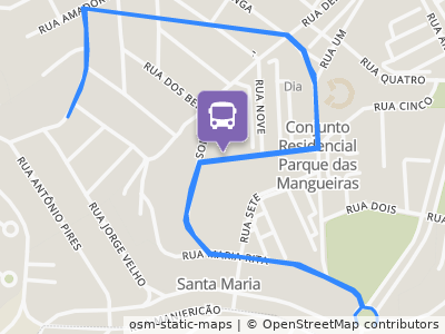 Mapa da parada