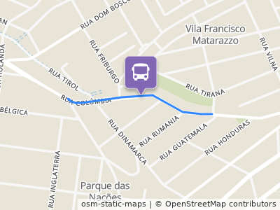 Mapa da parada