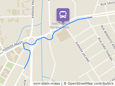 Mapa da parada