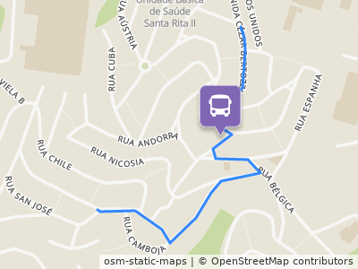 Mapa da parada