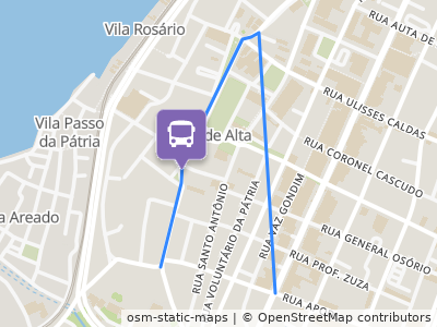 Mapa da parada