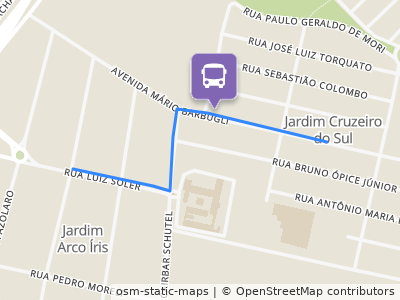 Mapa da parada