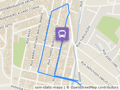 Mapa da parada