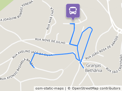 Mapa da parada