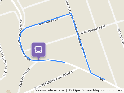 Mapa da parada