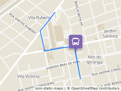 Mapa da parada