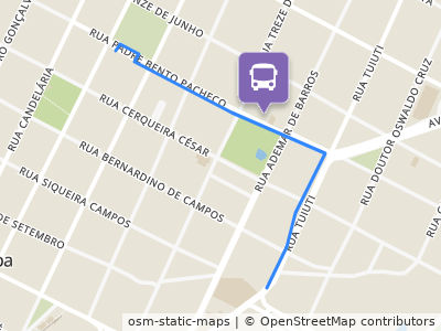 Mapa da parada