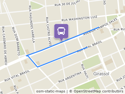 Mapa da parada