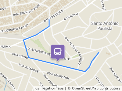 Mapa da parada