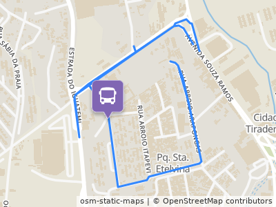 Mapa da parada