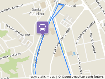 Mapa da parada