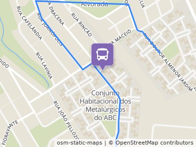 Mapa da parada