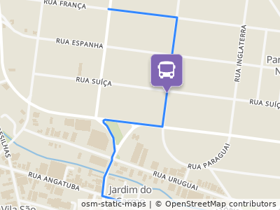 Mapa da parada
