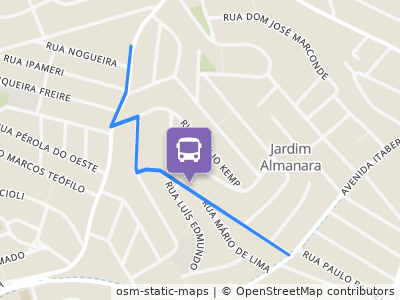 Mapa da parada