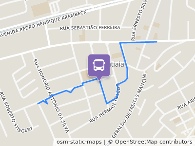 Mapa da parada