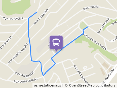 Mapa da parada