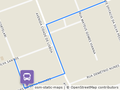 Mapa da parada