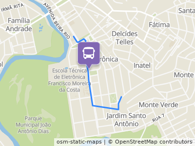 Mapa da parada