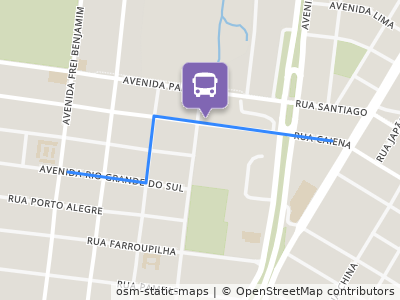 Mapa da parada