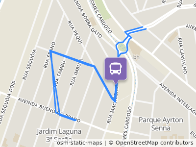 Mapa da parada