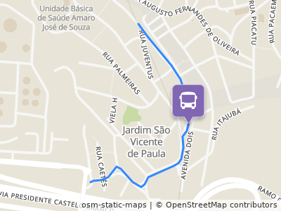 Mapa da parada