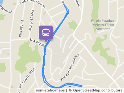 Mapa da parada