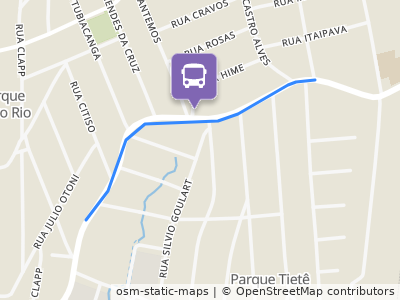 Mapa da parada