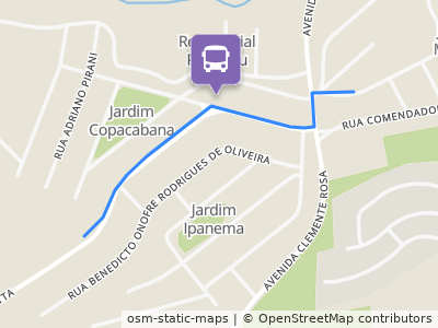 Mapa da parada