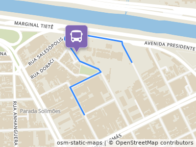 Mapa da parada