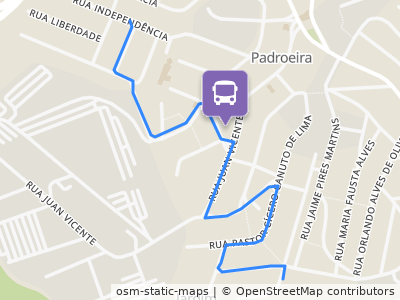Mapa da parada