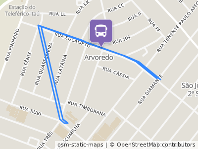 Mapa da parada
