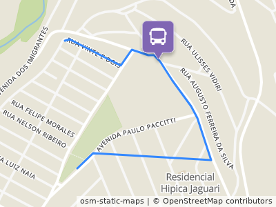 Mapa da parada