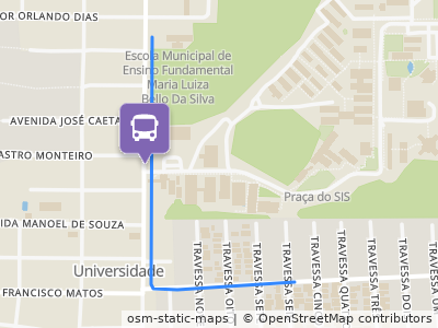 Mapa da parada