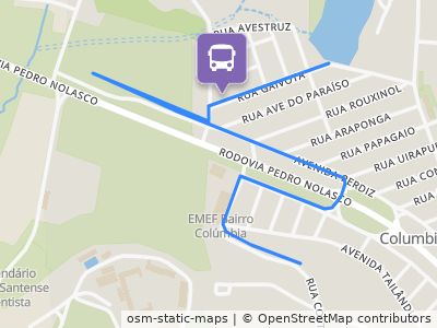 Mapa da parada